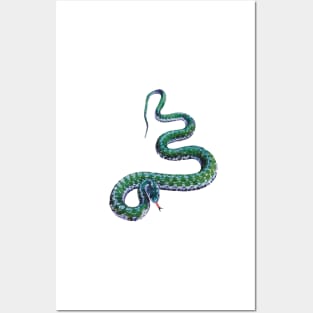 Emerald-Green Snake Posters and Art